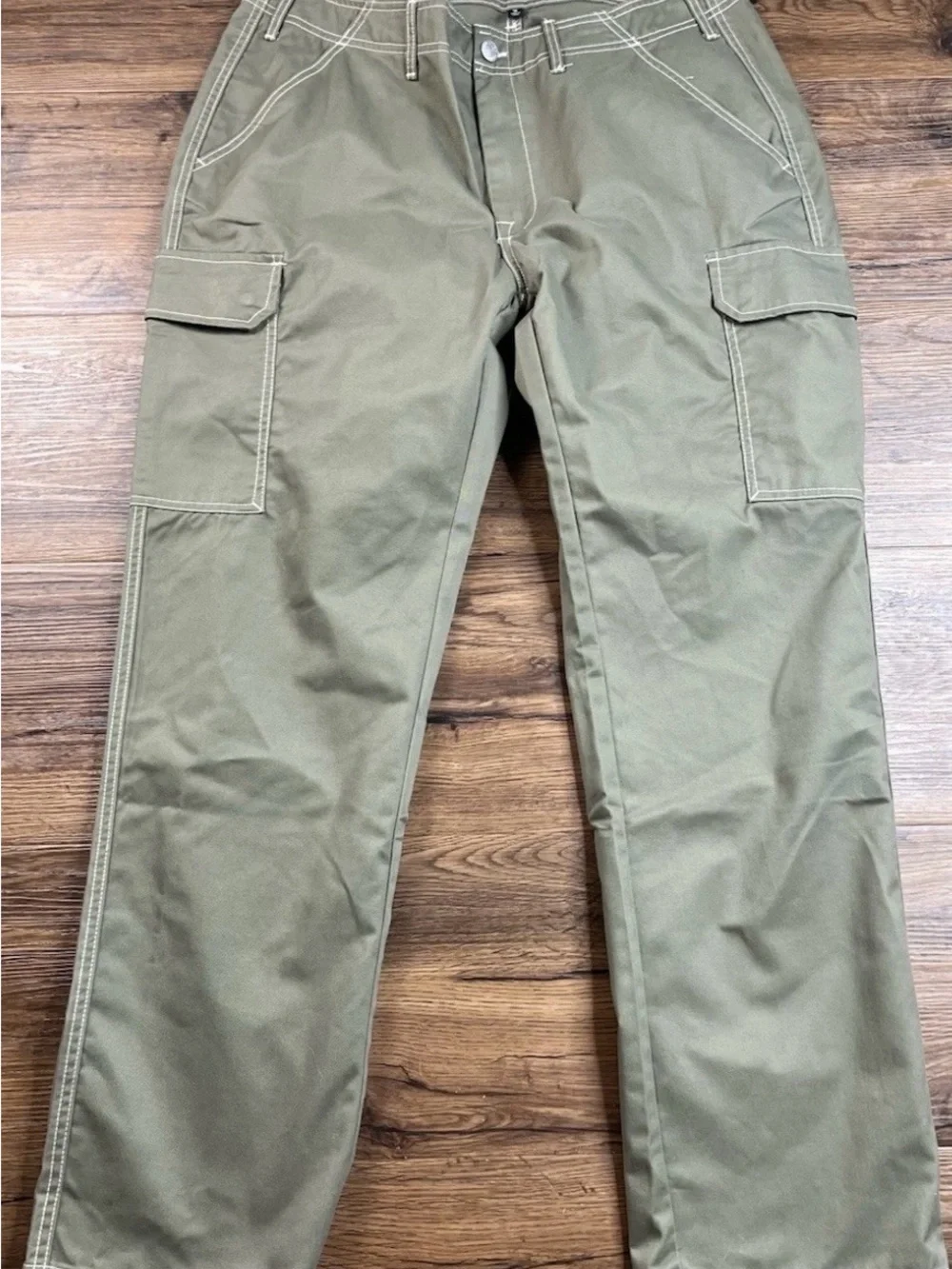 Men's Sz 34 True Religion Cargo Pants Kalamata Green Style 108335 MSRP $164 NWT